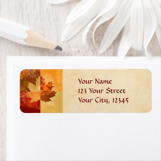 Étiquette Maple Leaf (En situation)