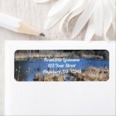 Étiquette Marais Au Printemps Orton Effet Nature Adresse (En situation)