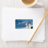 Étiquette Marblehead Lighthouse (En situation)