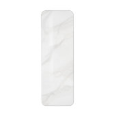 Étiquette Marbre Blanc (Devant)