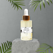 Étiquette Marbre noir et blanc