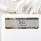 Étiquette Marbre pastel dans la marina Nebula (En situation)