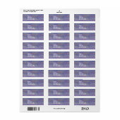 Étiquette Marbré violet (Feuille entière)