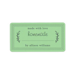 Étiquette Marchandises Rustiques Maison Cuisine Jam Canne Ve