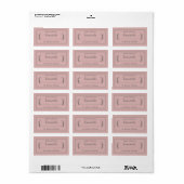Étiquette Marchandises Rustiques Maison Cuisine Jam Canning (Feuille entière)