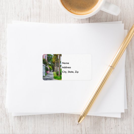 Étiquette Marcher le long de Rainbow Row (En situation)