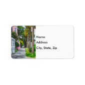 Étiquette Marcher le long de Rainbow Row (Devant)