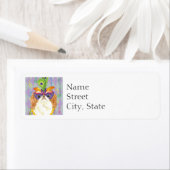 Étiquette Mardi Gras Chin japonais (En situation)