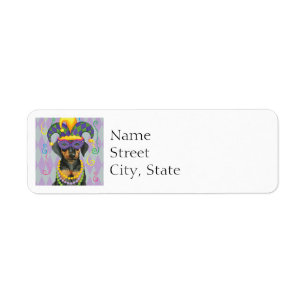 Étiquette Mardi Gras Dobe