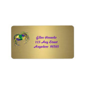 Étiquette Mardi Gras Fun (Devant)