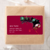 ÉTIQUETTE MARDI GRAS MASQUERADE (En situation)