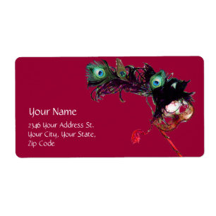 ÉTIQUETTE MARDI GRAS MASQUERADE