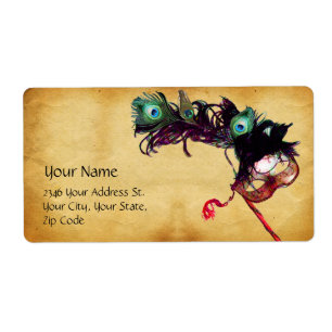 ÉTIQUETTE MARDI GRAS MASQUERADE