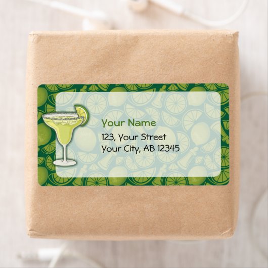 Étiquette Margarita (En situation)