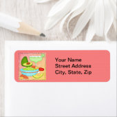 Étiquette Margarita Guacamole Fun Celebrate (En situation)