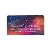 Étiquette Mariage Adresse Gorgestar Nebula Constellation (Devant)