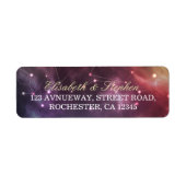 Étiquette Mariage Adresse Gorgestar Nebula Constellation (Devant)