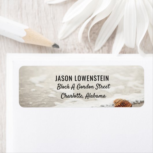 Étiquette Mariage Beach Waves (En situation)