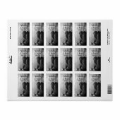 Étiquette Mariage campagnard Rustique Boots Cowboy Favoriser (Feuille entière)