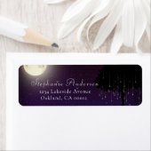 Étiquette Mariage céleste Starry Night Tree (En situation)
