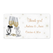 Étiquette Mariage Champagne (Devant)