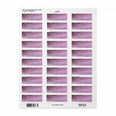 Étiquette Mariage d'âge Abstrait V2 Mauve ID827 (Feuille entière)