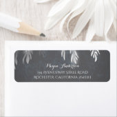 Étiquette Mariage de branches Argent Willow Tree (En situation)