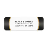 Étiquette Mariage de disques de vinyle de Parties scintillan (Devant)