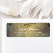 Étiquette Mariage de la chaîne de l'arbre de la nature rusti (En situation)