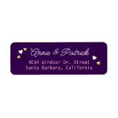 Étiquette Mariage de la chambre de mariée Adressing Love Hea (Devant)