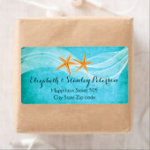 Étiquette Mariage de la plage de destination turquoise de la (En situation)