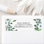 Étiquette Mariage de l'étiquette de retour de verdure (En situation)