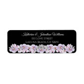 Étiquette Mariage de l'orchidée blanche - (Devant)