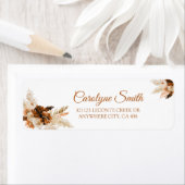 Étiquette Mariage De Pâtes Et Bohème Rouille (En situation)