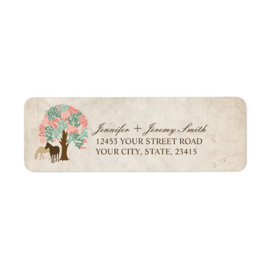 Étiquette Mariage des Chevaux de printemps de la Monnaie et  (Devant)