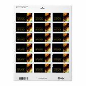 Étiquette Mariage des feux de Bokeh Twilight (Feuille entière)