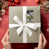 Étiquette Mariage Fiançailles Photo Damask Enregistrer la da