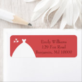 Étiquette Mariage Gown (En situation)