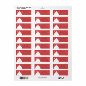 Étiquette Mariage Gown (Feuille entière)