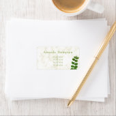 Étiquette Mariage Green Chic (En situation)