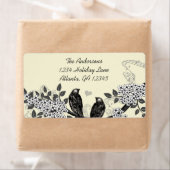 Étiquette Mariage Inséparable forestier enchanté (En situation)