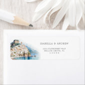 Étiquette Mariage italien de la côte d'Amalfi (En situation)