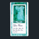 Étiquette MARIAGE LOVE PEACOCK, bleu turquase blanc<br><div class="desc">Design Art Nouveau élégant et classe,  développement graphique numérique par Bulgan Lumini .Facile à customiser avec votre propre texte</div>