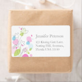 Étiquette Mariage moderne graphique réponse réponse grande a (En situation)