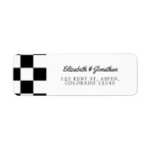 Étiquette Mariage Rockabilly (Devant)