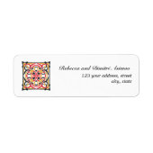 Étiquette Mariage russe de l'ornement d'art populaire (Devant)