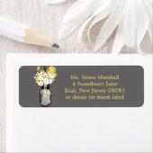 Étiquette Mariage rustique Hanging Mason Jar (En situation)