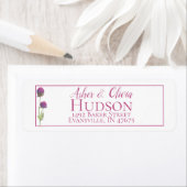 Étiquette Mariage simple Amaranthe Amaranth (En situation)