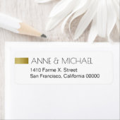 étiquette mariage simple et propre avec des noms d (En situation)