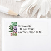 Étiquette Mariage Succulent du désert (En situation)